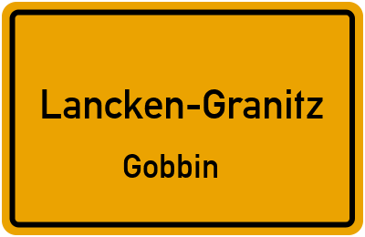 Straßenverzeichnis Lancken-Granitz Gobbin