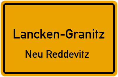 Straßenverzeichnis Lancken-Granitz Neu Reddevitz