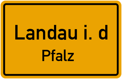 Branchenbuch Landau i. d. Pfalz, Rheinland-Pfalz