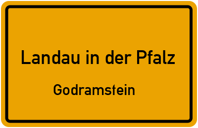 Straßenverzeichnis Landau in der Pfalz Godramstein