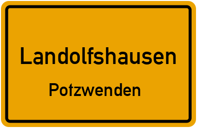 Straßenverzeichnis Landolfshausen Potzwenden