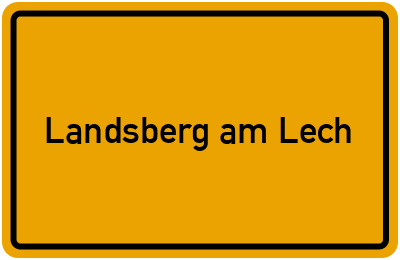 Landsberg am Lech in Bayern