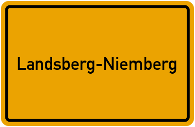 Branchenbuch Landsberg-Niemberg, Sachsen-Anhalt