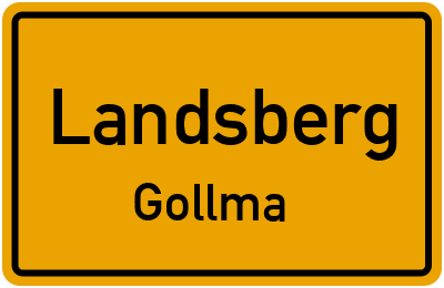 Straßenverzeichnis Landsberg Gollma