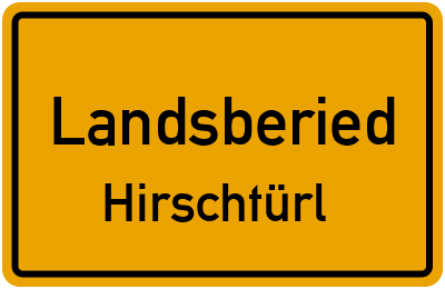 Briefkasten in Landsberied Hirschtürl