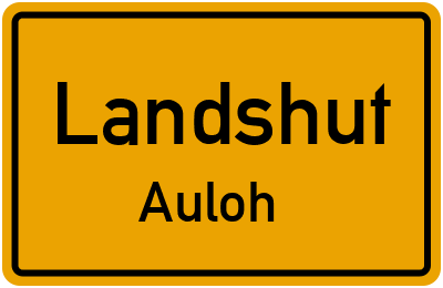 Straßenverzeichnis Landshut Auloh