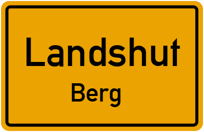 Straßenverzeichnis Landshut Berg