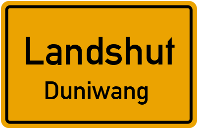 Straßenverzeichnis Landshut Duniwang