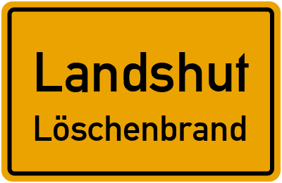 Straßenverzeichnis Landshut Löschenbrand