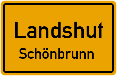 Straßenverzeichnis Landshut Schönbrunn