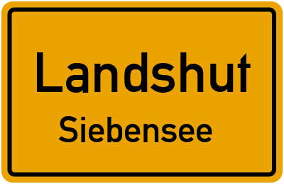 Straßenverzeichnis Landshut Siebensee