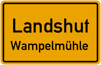 Straßenverzeichnis Landshut Wampelmühle