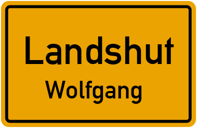 Straßenverzeichnis Landshut Wolfgang