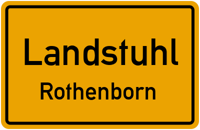 Straßenverzeichnis Landstuhl Rothenborn