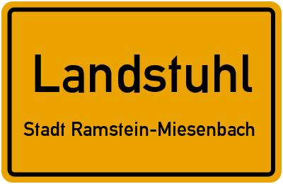 Straßenverzeichnis Landstuhl Stadt Ramstein-Miesenbach