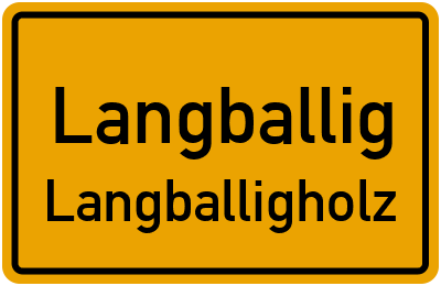 Straßenverzeichnis Langballig Langballigholz