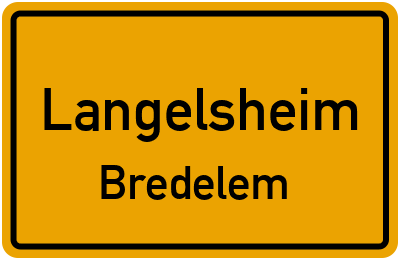 Straßenverzeichnis Langelsheim Bredelem