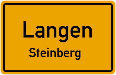 Straßenverzeichnis Langen Steinberg