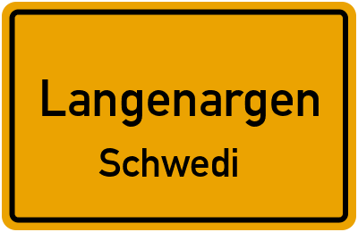 Ortsschild Langenargen Schwedi