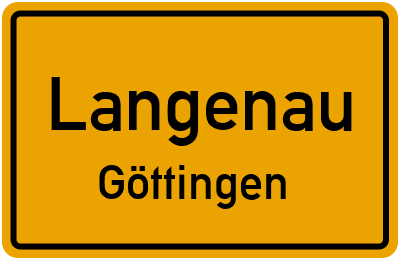 Straßenverzeichnis Langenau Göttingen
