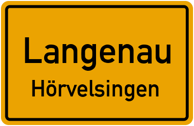 Straßenverzeichnis Langenau Hörvelsingen