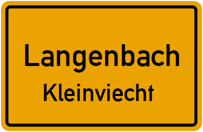 Straßenverzeichnis Langenbach Kleinviecht