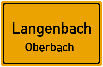 Straßenverzeichnis Langenbach Oberbach