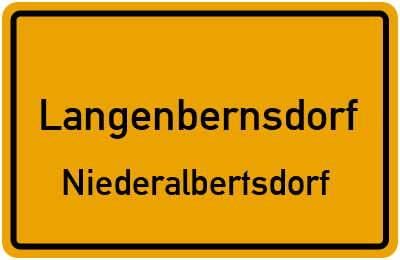 Straßenverzeichnis Langenbernsdorf Niederalbertsdorf
