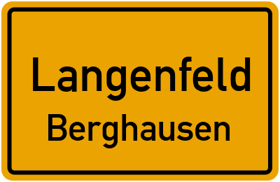 Straßenverzeichnis Langenfeld Berghausen
