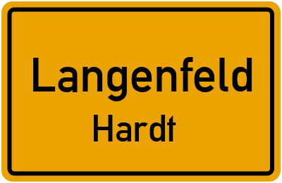 Straßenverzeichnis Langenfeld Hardt
