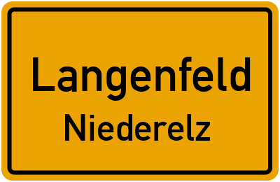 Straßenverzeichnis Langenfeld Niederelz