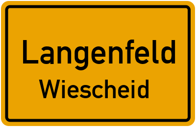 Straßenverzeichnis Langenfeld Wiescheid