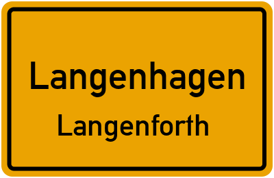 Straßenverzeichnis Langenhagen Langenforth