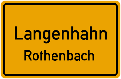Straßenverzeichnis Langenhahn Rothenbach
