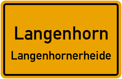 Straßenverzeichnis Langenhorn Langenhornerheide