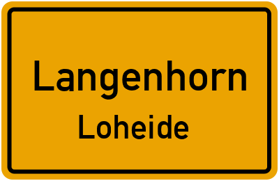 Straßenverzeichnis Langenhorn Loheide