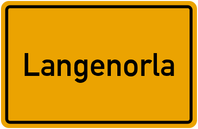 Langenorla in Thüringen