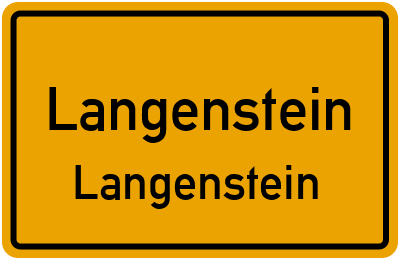 Straßenverzeichnis Langenstein Langenstein