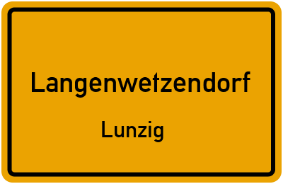 Straßenverzeichnis Langenwetzendorf Lunzig