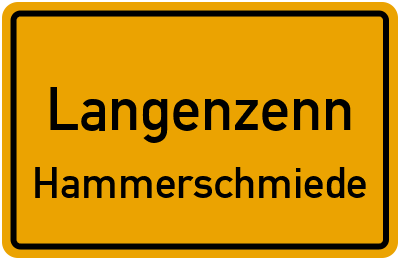 Straßenverzeichnis Langenzenn Hammerschmiede