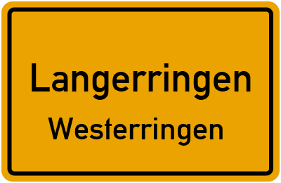 Straßenverzeichnis Langerringen Westerringen