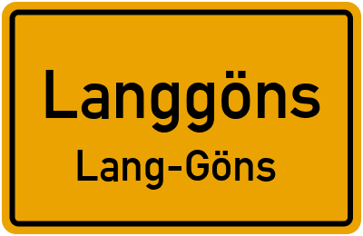 Straßenverzeichnis Langgöns Lang-Göns