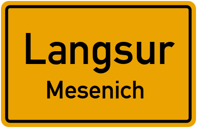 Straßenverzeichnis Langsur Mesenich