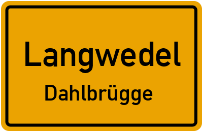 Straßenverzeichnis Langwedel Dahlbrügge