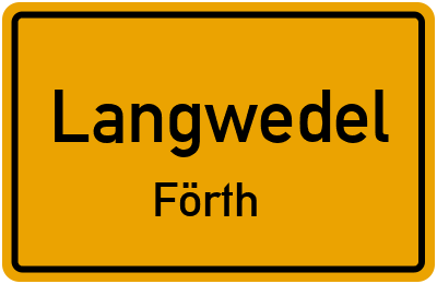 Straßenverzeichnis Langwedel Förth
