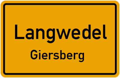 Straßenverzeichnis Langwedel Giersberg