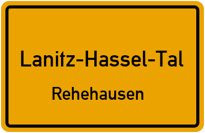 Straßenverzeichnis Lanitz-Hassel-Tal Rehehausen