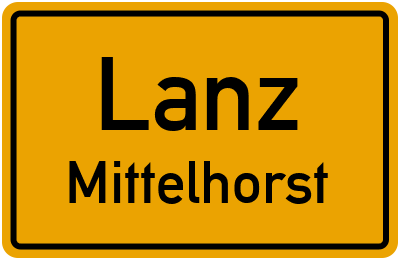 Straßenverzeichnis Lanz Mittelhorst