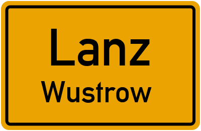 Straßenverzeichnis Lanz Wustrow