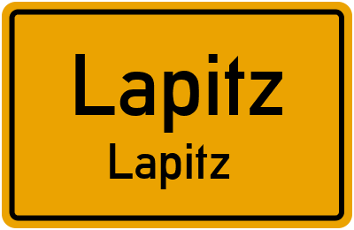 Straßenverzeichnis Lapitz Lapitz